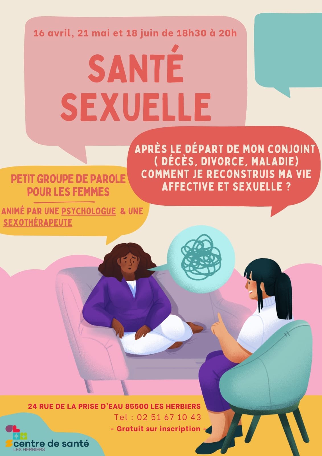 Action de prévention – Groupe de parole Santé Sexuelle